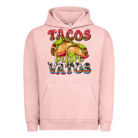 Pigment Salmon Tacos Before Vatos Urban Hoodie - texasbilliewilder