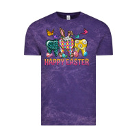 Cloud Purple happy easter dental Vintage Tee - Neo Western