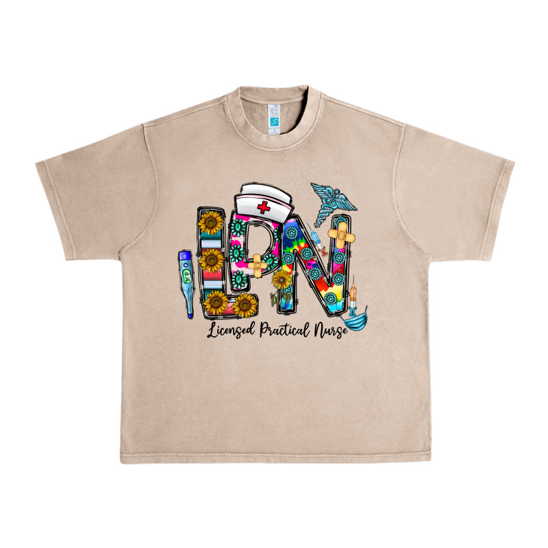 Lpn Licensed Practial Nurse Urban Heavy Tee by CowhideDigitalArt | Teevron