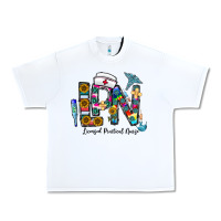White lpn licensed practial nurse Urban Heavy Tee - CowhideDigitalArt