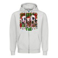 It's Christmas Y'all Heifers Zipper Hoodie | Teevron