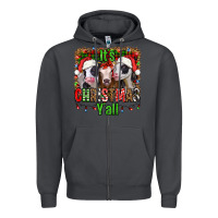 Smoke it's christmas y'all heifers Zipper Hoodie - Jasminsmagicworld