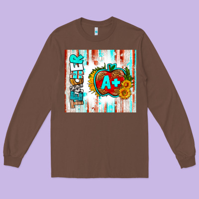 Teacher A+ Tumbler Long Sleeve Tee Designed By Bundleandbundleshop