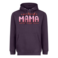 Plum one loved mama Heavyweight Hoodie - MaliasSmallBusiness