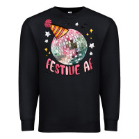 Black festive af Premium Sweatshirt - MaliasSmallBusiness