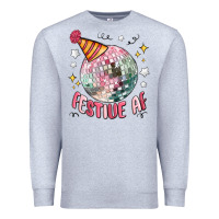 Heather Grey festive af Premium Sweatshirt - MaliasSmallBusiness