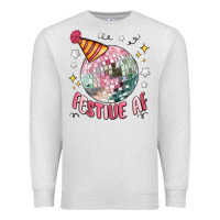 Oatmeal Heather festive af Premium Sweatshirt - MaliasSmallBusiness