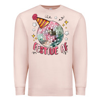Pale Pink festive af Premium Sweatshirt - MaliasSmallBusiness