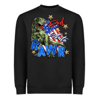 Black red white rawr Heavyweight Sweatshirt - Zillion Design Studio