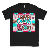 Black give cancer the boot Classic Tee - JahusDesignShop