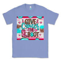 Colony Blue give cancer the boot Classic Tee - JahusDesignShop