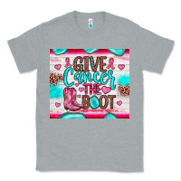 Heather Grey give cancer the boot Classic Tee - JahusDesignShop
