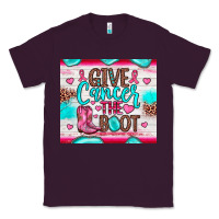 Plum give cancer the boot Classic Tee - JahusDesignShop