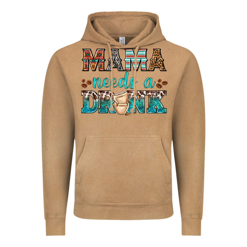 Mama Needs A Drink Vintage Hoodie by texasbilliewilder | Teevron