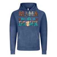 Vintage Denim mama needs a drink Vintage Hoodie - texasbilliewilder