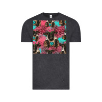 Vintage Black black sheep seamless pattern Vintage Tee - HRA Design Shop