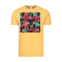 Vintage Mustard black sheep seamless pattern Vintage Tee - HRA Design Shop