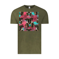 Vintage Olive black sheep seamless pattern Vintage Tee - HRA Design Shop