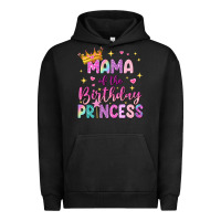 Pigment Black mama of the birthday princess Urban Hoodie - NancyCooperArtShop