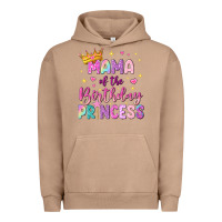 Pigment Burro mama of the birthday princess Urban Hoodie - NancyCooperArtShop