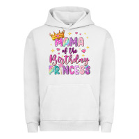 Pigment Lunar Rock mama of the birthday princess Urban Hoodie - NancyCooperArtShop