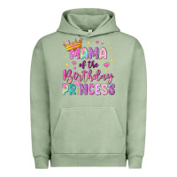 Pigment Oil Green mama of the birthday princess Urban Hoodie - NancyCooperArtShop