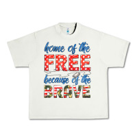Pistachio home of the free because of the brave Urban Heavy Tee - HRA Design Shop