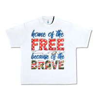 White home of the free because of the brave Urban Heavy Tee - HRA Design Shop
