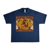 Navy horse Urban Heavy Tee - BarkalooDesign