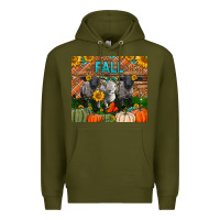 Army Green Fall Baby Lambs Premium Hoodie - LillyAllenDesigns