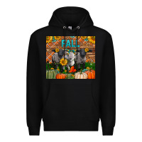 Black Fall Baby Lambs Premium Hoodie - LillyAllenDesigns