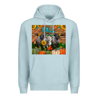 Blue Mist Fall Baby Lambs Premium Hoodie - LillyAllenDesigns