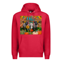 Cardinal Fall Baby Lambs Premium Hoodie - LillyAllenDesigns