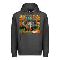 Charcoal Heather Fall Baby Lambs Premium Hoodie - LillyAllenDesigns