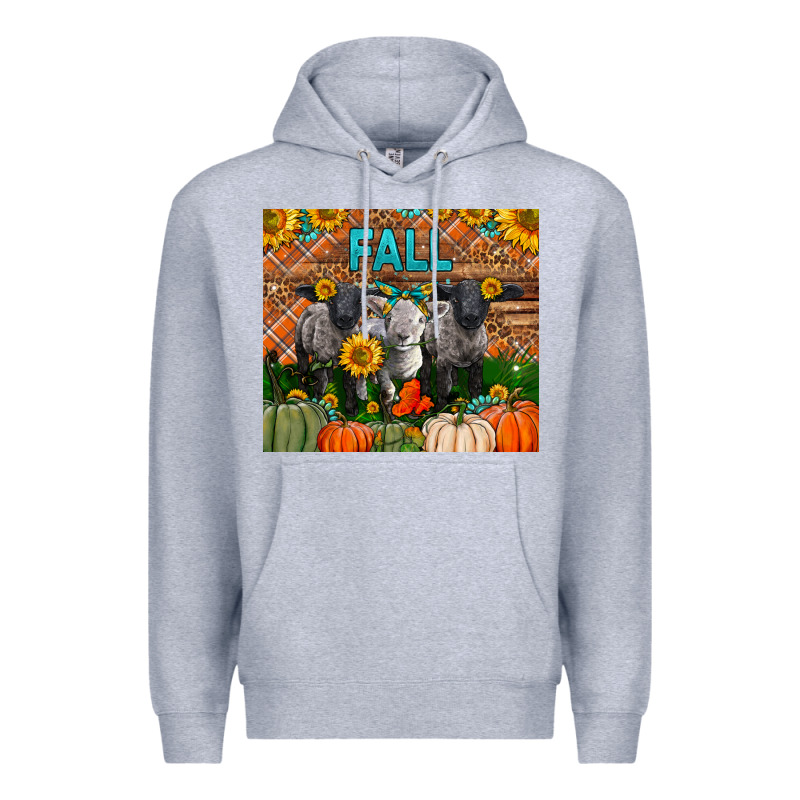 Fall Baby Lambs Premium Hoodie by LillyAllenDesigns | Teevron