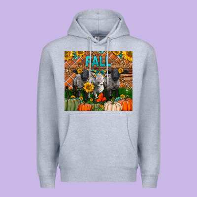 Fall Baby Lambs Premium Hoodie Designed By Lillyallendesigns