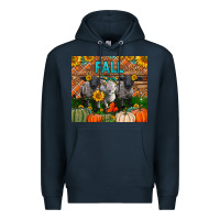Navy Fall Baby Lambs Premium Hoodie - LillyAllenDesigns