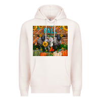 Pale Pink Fall Baby Lambs Premium Hoodie - LillyAllenDesigns