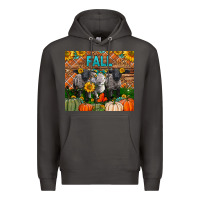 Smoke Fall Baby Lambs Premium Hoodie - LillyAllenDesigns