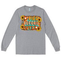 Heather Grey Pies Before Guys Long Sleeve Tee - Artiststas