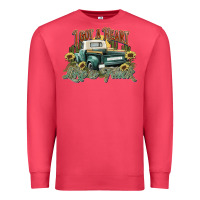 Cardinal i got a heart like a truck western sunflower Premium Sweatshirt - NancyCooperArtShop
