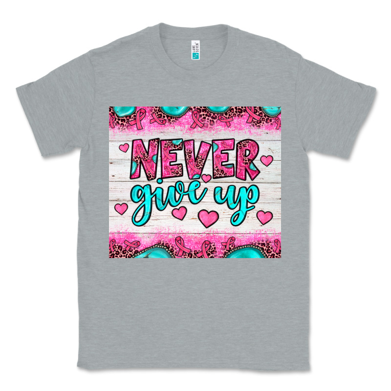 Never Give Up Classic Tee by JahusDesignShop | Teevron