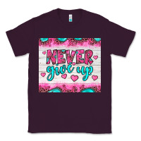 Plum never give up Classic Tee - JahusDesignShop