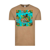 Vintage Coffee salty vibes seamless pattern Vintage Tee - HRA Design Shop