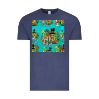 Vintage Denim salty vibes seamless pattern Vintage Tee - HRA Design Shop