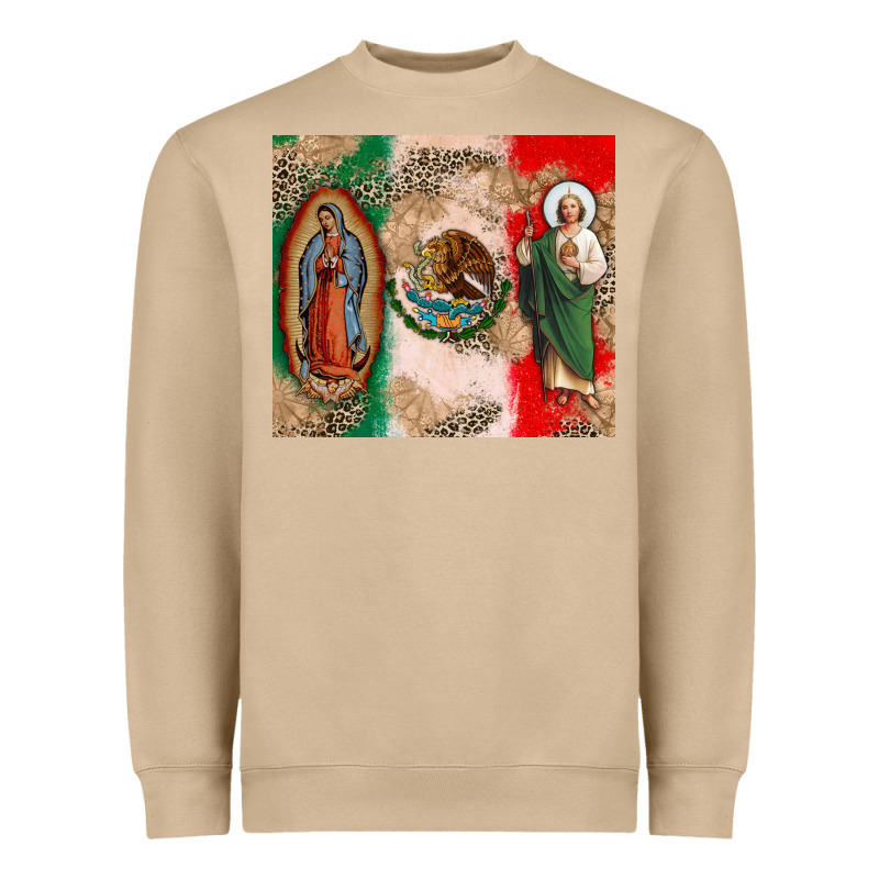 Virgin Mary And San Judas Heavyweight Sweatshirt by CTS Tumbler Store | Teevron