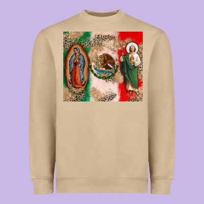 Virgin Mary And San Judas Heavyweight Sweatshirt Designed By Cts Tumbler Store