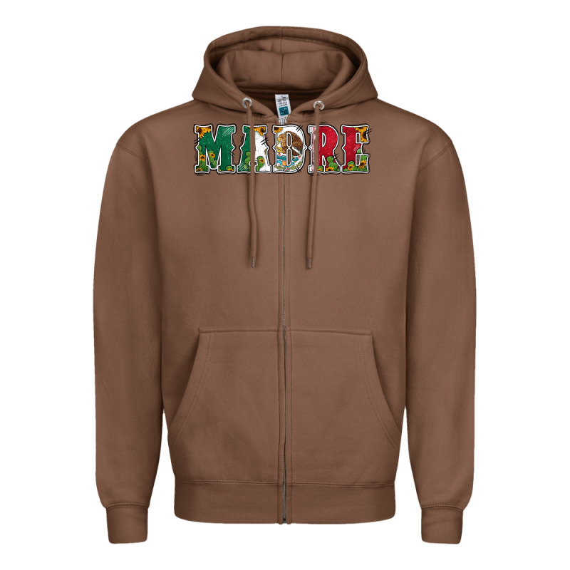 Mexican Flag Madre Zipper Hoodie by Jasminsmagicworld | Teevron