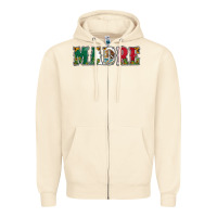 Sandshell mexican flag madre Zipper Hoodie - Jasminsmagicworld