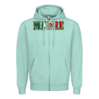 Seafoam mexican flag madre Zipper Hoodie - Jasminsmagicworld